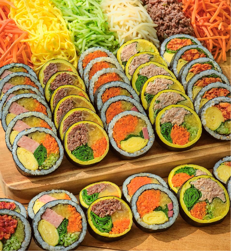 한 알 한 알 깊이
맛이 스며든
보스김밥의 밥