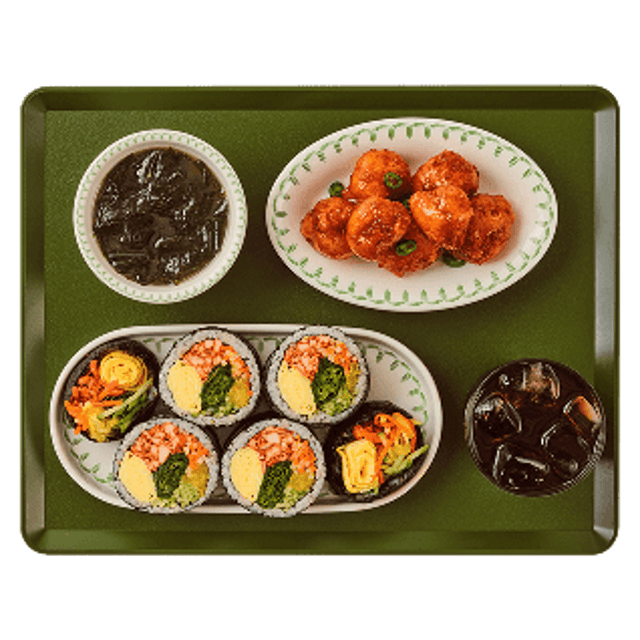 보스세트
(김밥+닭강정+미역국+음료)