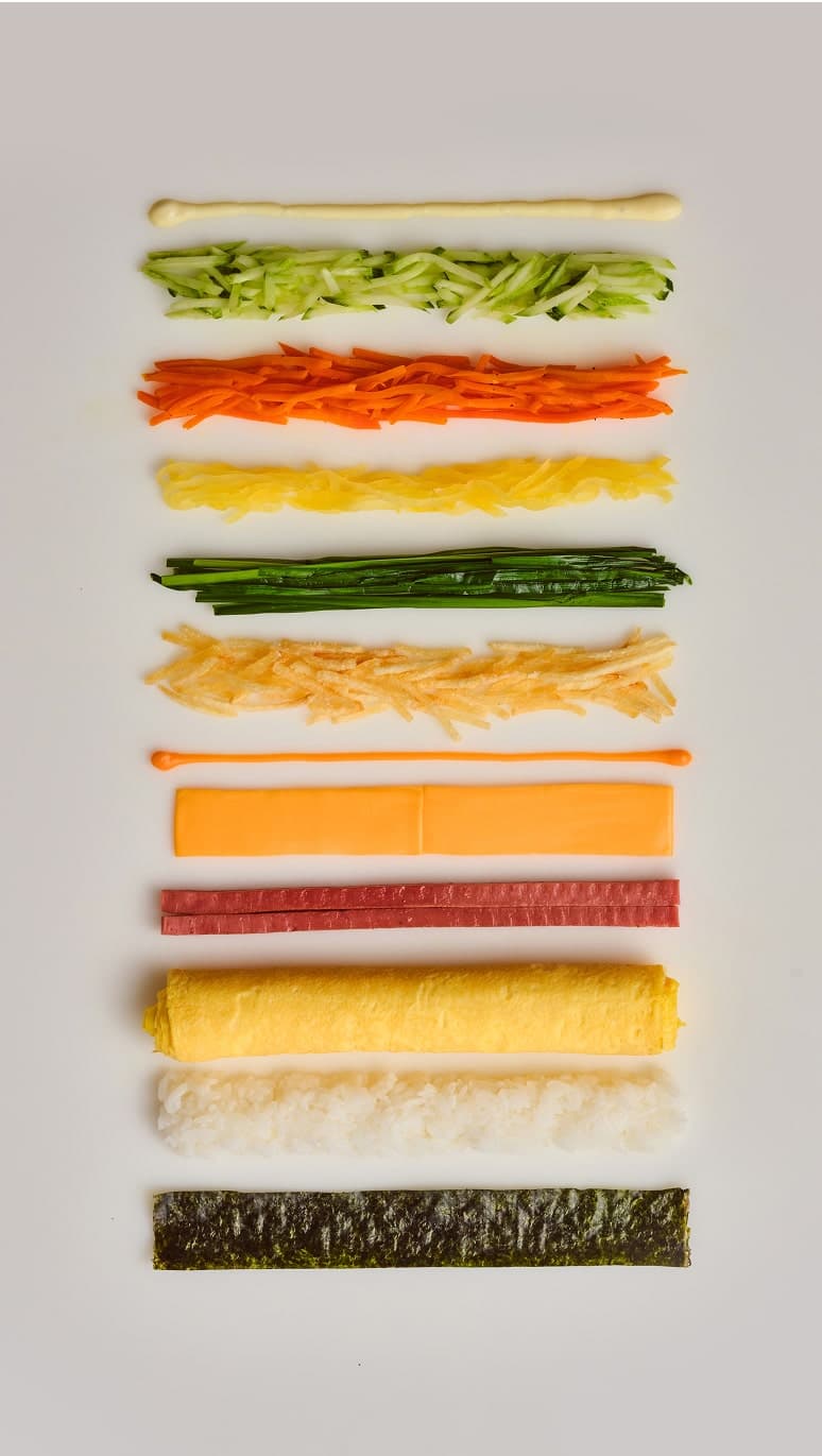 Boss Kimbap Hero Mobile - 김밥 재료들