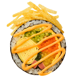 치즈감튀김밥