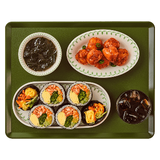 보스세트
(김밥+닭강정+미역국+음료)